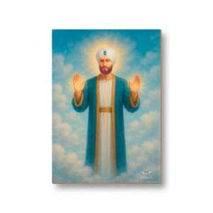 Quadro Decorativo: Mestre Ascensionado El Morya nas Nuvens