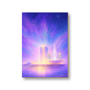 Quadro Decorativo: Nacional com Chama Violeta