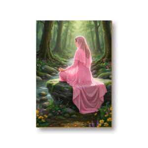 Quadro Decorativo: A Serenidade da Mestra Nada